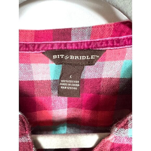 Brit & bridle checkered tunic with‎ pockets - Picture 5 of 7